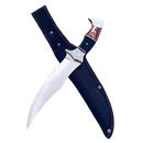 Faca Parrilla Afiadus™ Faca De Caça Pesca Churrasco Luxo Fulltang Inox SLK-A50