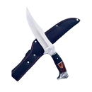 Faca Parrilla Afiadus™ Faca De Caça Pesca Churrasco Luxo Fulltang Inox SLK-A50