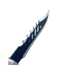 De Caça Esportiva Lamina Prata Black Aço 440 C/ Serra+ Bainha Kim