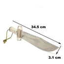 Faca Rambo Tática Militar Sobrevivência Lamina Serrilhado