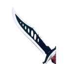 De Caça Esportiva Lamina Prata Black Aço 440 C/ Serra+ Bainha Kim