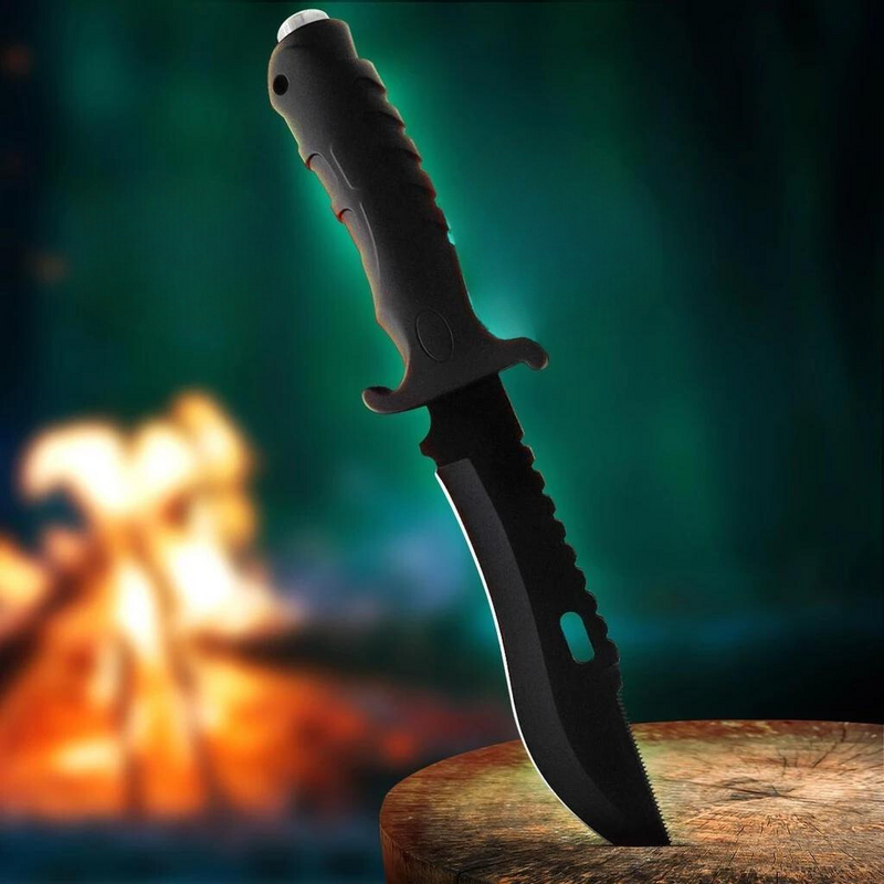 Faca Savage Afiadus™ FACA AÇO COM BAINHA PARA CAÇA PESCA CAMPING SELVA SOBREVIVÊNCIA CHURRASCO COZINHA LÂMINA AFIADA