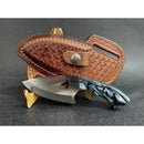 Faquinha Boiaderio Faca Faquinha com Bainha Mulandeiro Boiadeiro com bainha em couro para churrasco pescaria mulandeira muladeiro skinner mini boiadeira