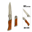 Canivete em Madeira Tático Canivete Automático Aço com Madeira Tático Afiado Retrátil Militar Pesca Cozinha Canivete Madeira Para Acampamento De Bolso Automático