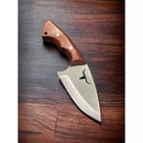 Faquinha Boiaderio Faca Faquinha com Bainha Mulandeiro Boiadeiro com bainha em couro para churrasco pescaria mulandeira muladeiro skinner mini boiadeira