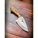 Faquinha Boiaderio Faca Faquinha com Bainha Mulandeiro Boiadeiro com bainha em couro para churrasco pescaria mulandeira muladeiro skinner mini boiadeira