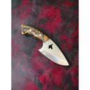 Faquinha Boiaderio Faca Faquinha com Bainha Mulandeiro Boiadeiro com bainha em couro para churrasco pescaria mulandeira muladeiro skinner mini boiadeira