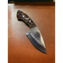 Faquinha Boiaderio Faca Faquinha com Bainha Mulandeiro Boiadeiro com bainha em couro para churrasco pescaria mulandeira muladeiro skinner mini boiadeira