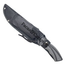 Kit Faca e Canivete Sobrevivência Tático Caça Pesca Com Bainha