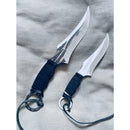 Kit 2 Faca Pesca Sobrevivência Luatek AF67