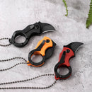 Canivete Cozinha Portátil Resistente Cortando Frutas Pesca Esportivo Afiado Com Capa e cordão