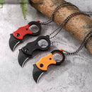 Canivete Cozinha Portátil Resistente Cortando Frutas Pesca Esportivo Afiado Com Capa e cordão