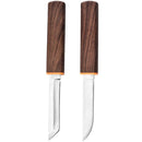 Canivete Conjunto de 2 Portatil Saque Rápido Afiado Pesca Cozinha Faca de Frutas