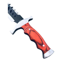 De Caça Esportiva Lamina Prata Black Aço 440 C/ Serra+ Bainha Kim